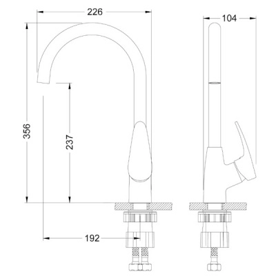 смеситель для кухни lemark linara lm0405c хром