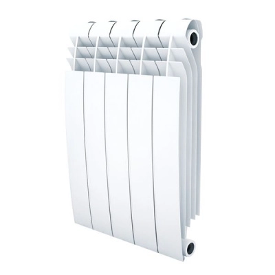алюминиевый радиатор royal thermo biliner 500 6 секций белого цвета