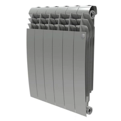 Алюминиевый радиатор Royal Thermo Biliner 500 Silver Satin 8 секций