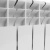 алюминиевый радиатор rommer plus 200 14 секции белого цвета