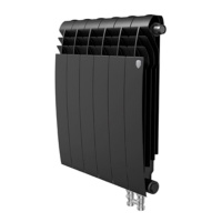 биметаллический радиатор royal thermo biliner 350 vd 4 секции noir sable