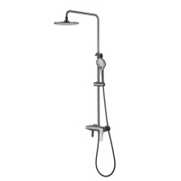 душевая система lemark bronx lm3762gm графит