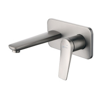 Смеситель встраиваемый для раковины Lemark BRONX LM3726GM графит