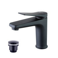 Смеситель для раковины Lemark BRONX LM3706BL черный