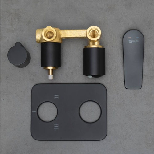 смеситель для встраиваемых систем lemark bronx lm3728bl черный фото 3