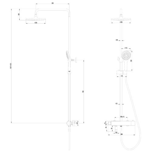 Душевая система Lemark BRONX LM3772GM графит фото 2 душевая система lemark bronx lm3772gm графит фото 2