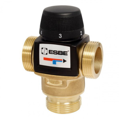 термостатический смесительный клапан esbe vta572 20-55°c g1 1/4" kvs 4,8