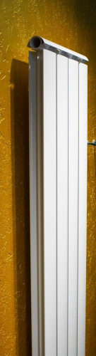 алюминиевый радиатор silver 1800 4 секции, нижнее подлючение фото 5