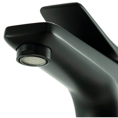 смеситель высокий для накладной раковины lemark bronx lm3709bl черный фото 3