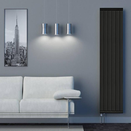 алюминиевый радиатор silver 1800 4 секции, нижнее подлючение фото 2