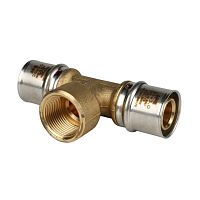 тройник-переходник с внутренней резьбой 32х1"х32 stout пресс