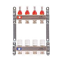 коллектор uni-fitt 2 выхода с расходомерами
