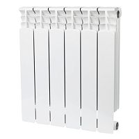 биметаллический радиатор stout space 500 9 секций нижнее подключение