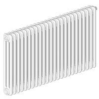 радиатор трубчатый irsap tesi 30365/22 секции t25 1/2" белый