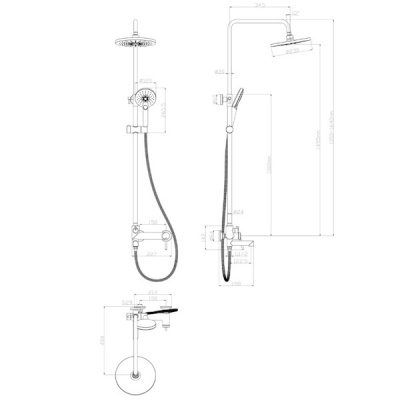 душевая система lemark minima lm3862c хром