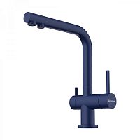  смеситель для кухни omoikiri nagano ib indigo blue