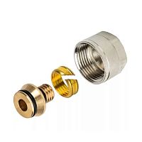 фитинг компрессионный stout для труб pex-al-pex 16х2,0х1/2