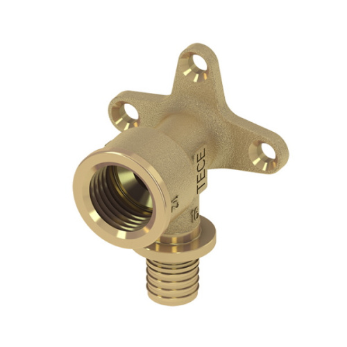 tece уголок с настенным креплением 20 х 3/4'' латунь