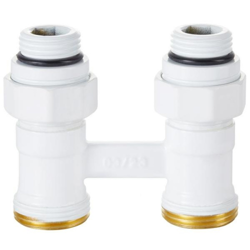 Узел нижнего подключения Royal Thermo прямой 1/2"х3/4" EK (белый) фото 2 узел нижнего подключения royal thermo прямой 1/2"х3/4" ek (белый) фото 2