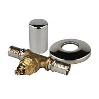 вентиль с хромированной ручкой 20х20 stout пресс