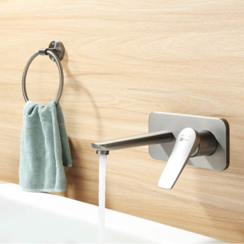 смеситель встраиваемый для раковины lemark bronx lm3726gm графит фото 2