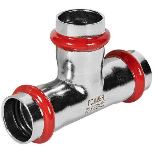 тройник равнопроходной впр rommer 22