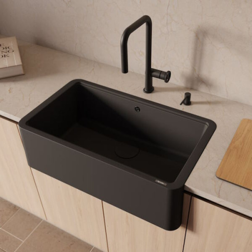  смеситель для кухни omoikiri arita sb-gb графит фото 3