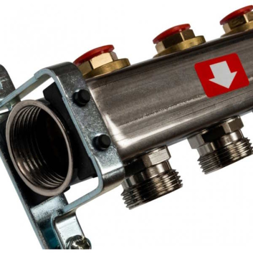 коллектор stout нержавейка в сборе без расходомеров 7 выходов фото 3