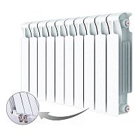 радиатор биметаллический rifar monolit ventil 350 14 секций нижнее правое подключение