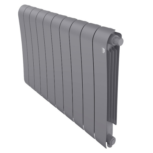 Биметаллический радиатор Royal Thermo INFINITY V 500 Silver Satin 10 секций биметаллический радиатор royal thermo infinity v 500 silver satin 10 секций