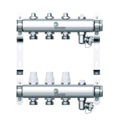 Коллектор Wester нержавейка без расходомеров на 2 выхода коллектор wester нержавейка без расходомеров на 2 выхода
