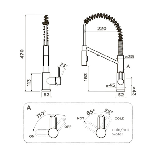 Смеситель для кухни Omoikiri Mikawa 2 Plus-SB C хром фото 4 смеситель для кухни omoikiri mikawa 2 plus-sb c хром фото 4