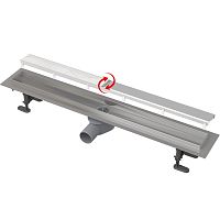 душевой лоток alcaplast apz13-double9-950 с двухсторонней решеткой