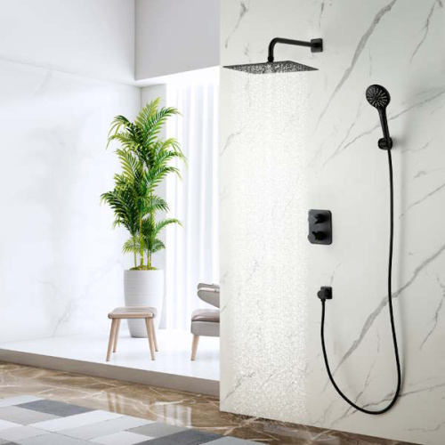 встраиваемая душевая система lemark bronx lm3749bl черный фото 2