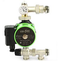 насосно-смесительный узел uni-fitt solomix x 1" с насосом uni-fitt scp 25/60 130