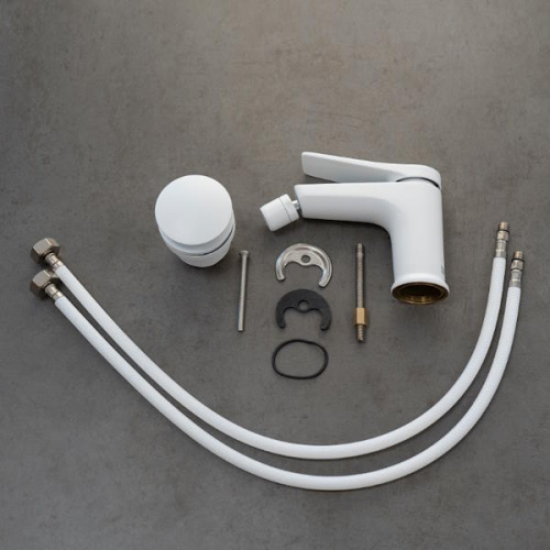 Смеситель для биде Lemark BRONX LM3708MW белый матовый фото 6 смеситель для биде lemark bronx lm3708mw белый матовый фото 6