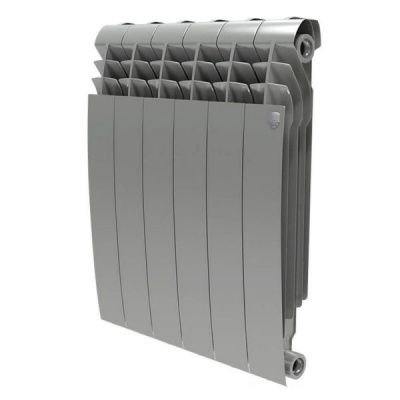 Алюминиевый радиатор Royal Thermo Biliner 500 Silver Satin 6 секций