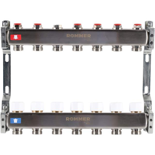 коллектор rommer без расходомеров 7 выходов