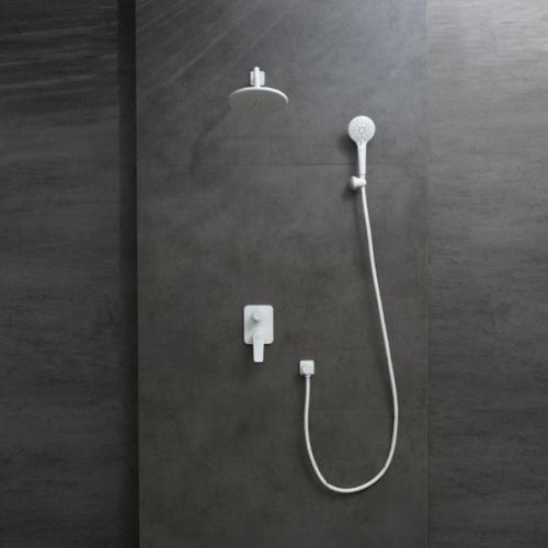 Смеситель для ванны и душа Lemark BRONX LM3729MW белый матовый фото 2 смеситель для ванны и душа lemark bronx lm3729mw белый матовый фото 2