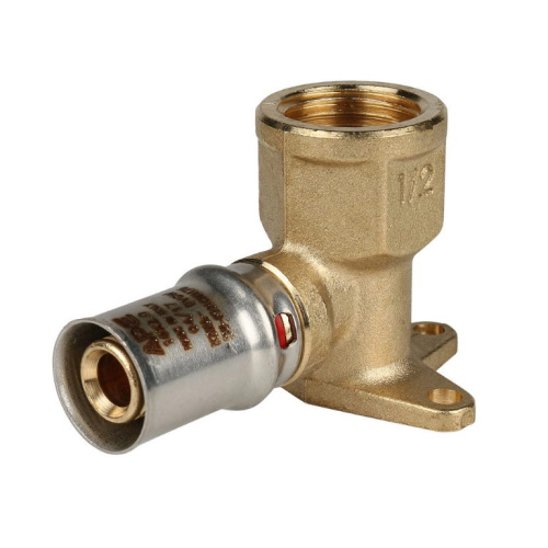 угольник настенный с креплением короткий 1/2"х20 stout пресс