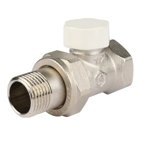 клапан запорно-балансировочный прямой stout 1/2