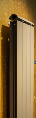 алюминиевый радиатор silver 1800 6 секций белого цвета