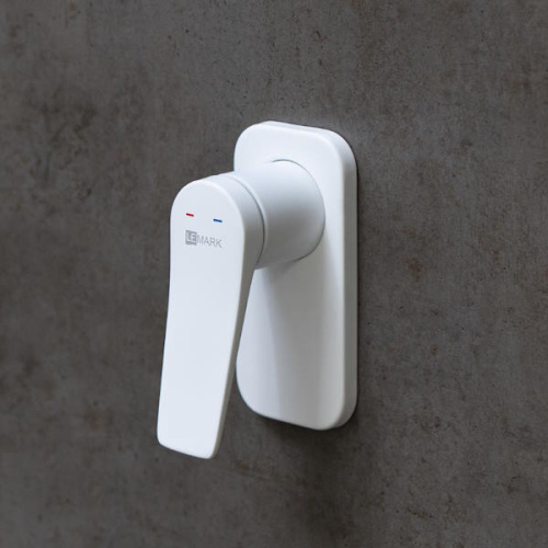 Смеситель для ванны и душа Lemark BRONX LM3723MW белый матовый фото 2 смеситель для ванны и душа lemark bronx lm3723mw белый матовый фото 2