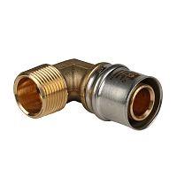 угольник-переходник с наружной резьбой 1"х26 stout пресс