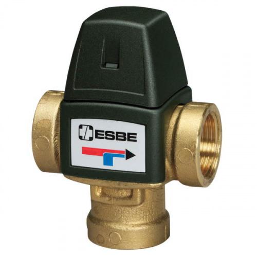 термостатический смесительный клапан esbe vta321 20-43°c 3/4" kvs 1,6