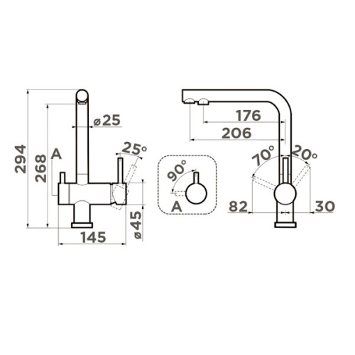 Смеситель для кухни Omoikiri Nagano WH-P белый фото 5 смеситель для кухни omoikiri nagano wh-p белый фото 5