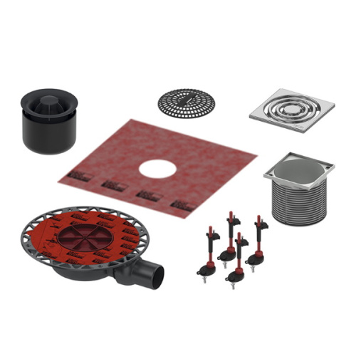 душевой трап tecedainpoint s с сифоном dn 50 и решеткой kdp-s120