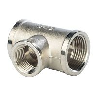 тройник вв переходной никелированный 3/4x1/2x3/4 stout