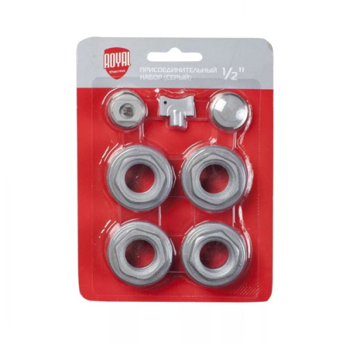 Набор присоединительный Royal Thermo 1/2'' silver набор присоединительный royal thermo 1/2'' silver