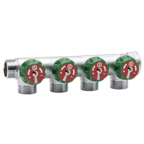 Коллектор регулирующий STOUT 3/4" 4 отвода 3/4" евроконус коллектор регулирующий stout 3/4" 4 отвода 3/4" евроконус